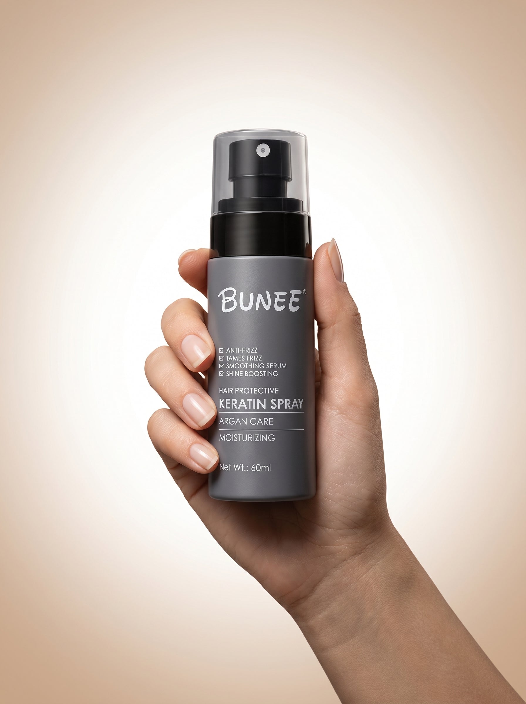 Visible *results* from the first spray