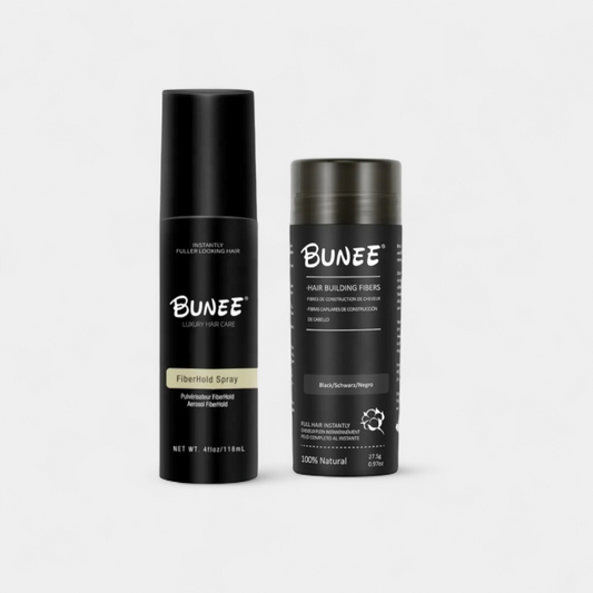 BUNEE® Hair fibers (27.5g) & BUNEE® Fiber Hold Spray (118ml)