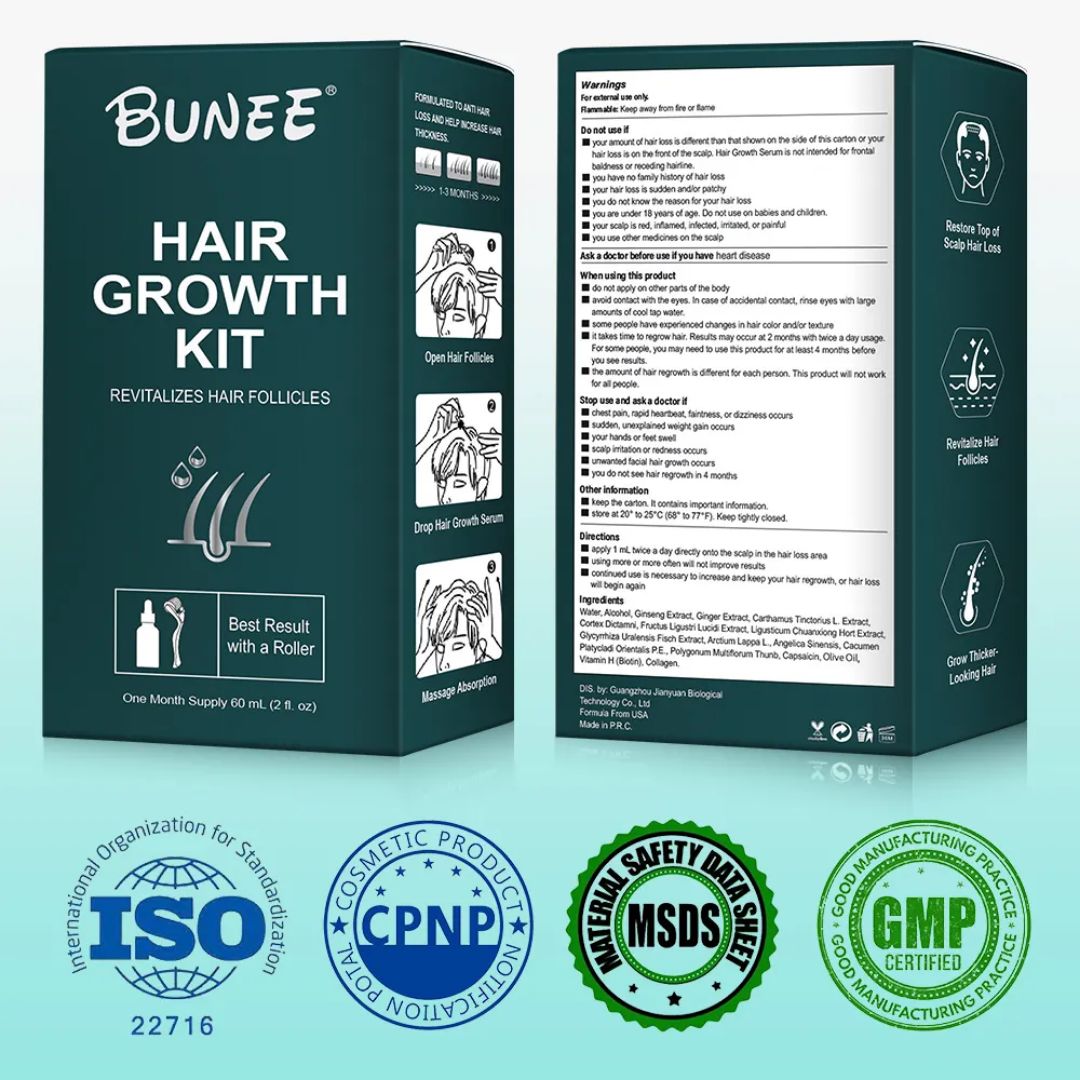 Hair Growth Serum & Derma Roll
