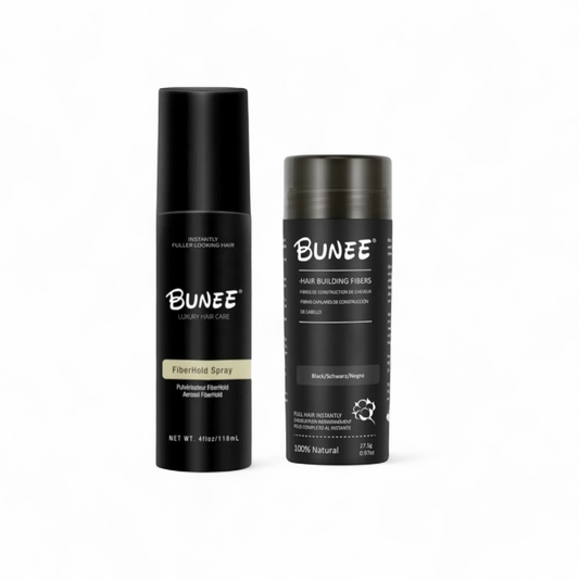 BUNEE® Hair fibers (27.5g) & BUNEE® Fiber Hold Spray (118ml)