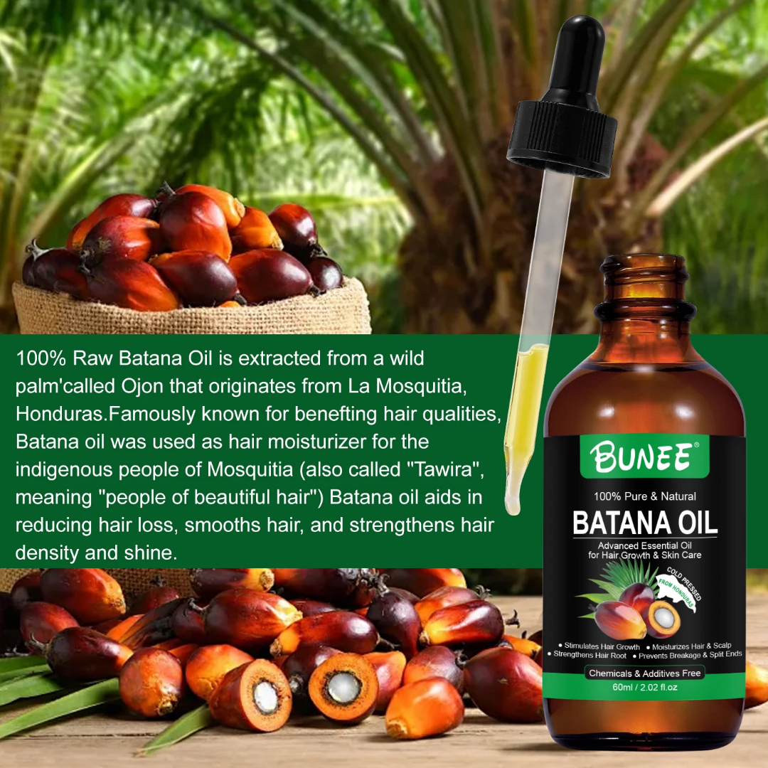BUNEE® Batana Oil – Hair Growth Serum