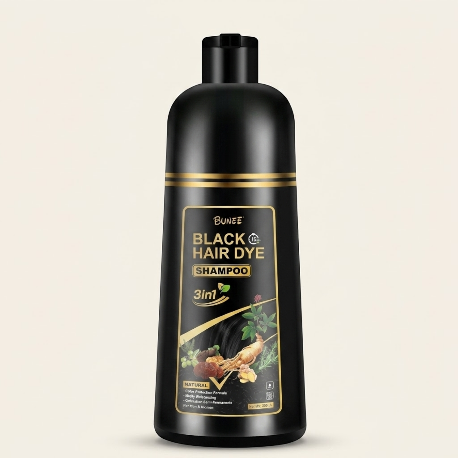BUNEE® Black Hair Dye Shampoo