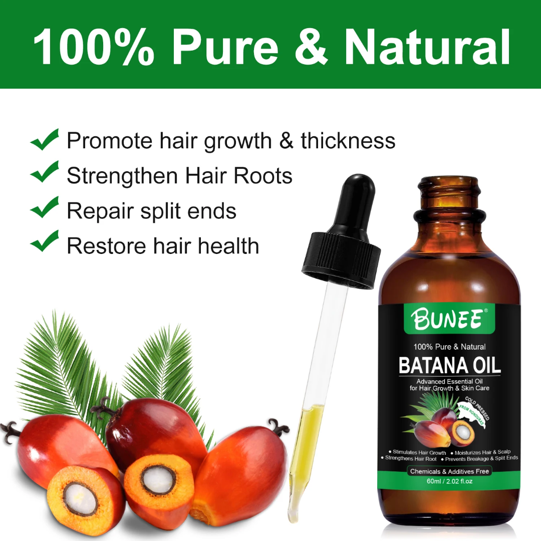 BUNEE® Batana Oil – Hair Growth Serum
