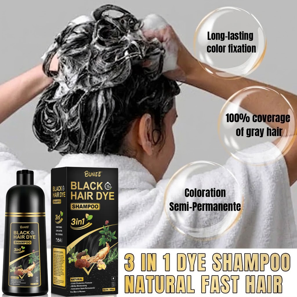 BUNEE® Black Hair Dye Shampoo